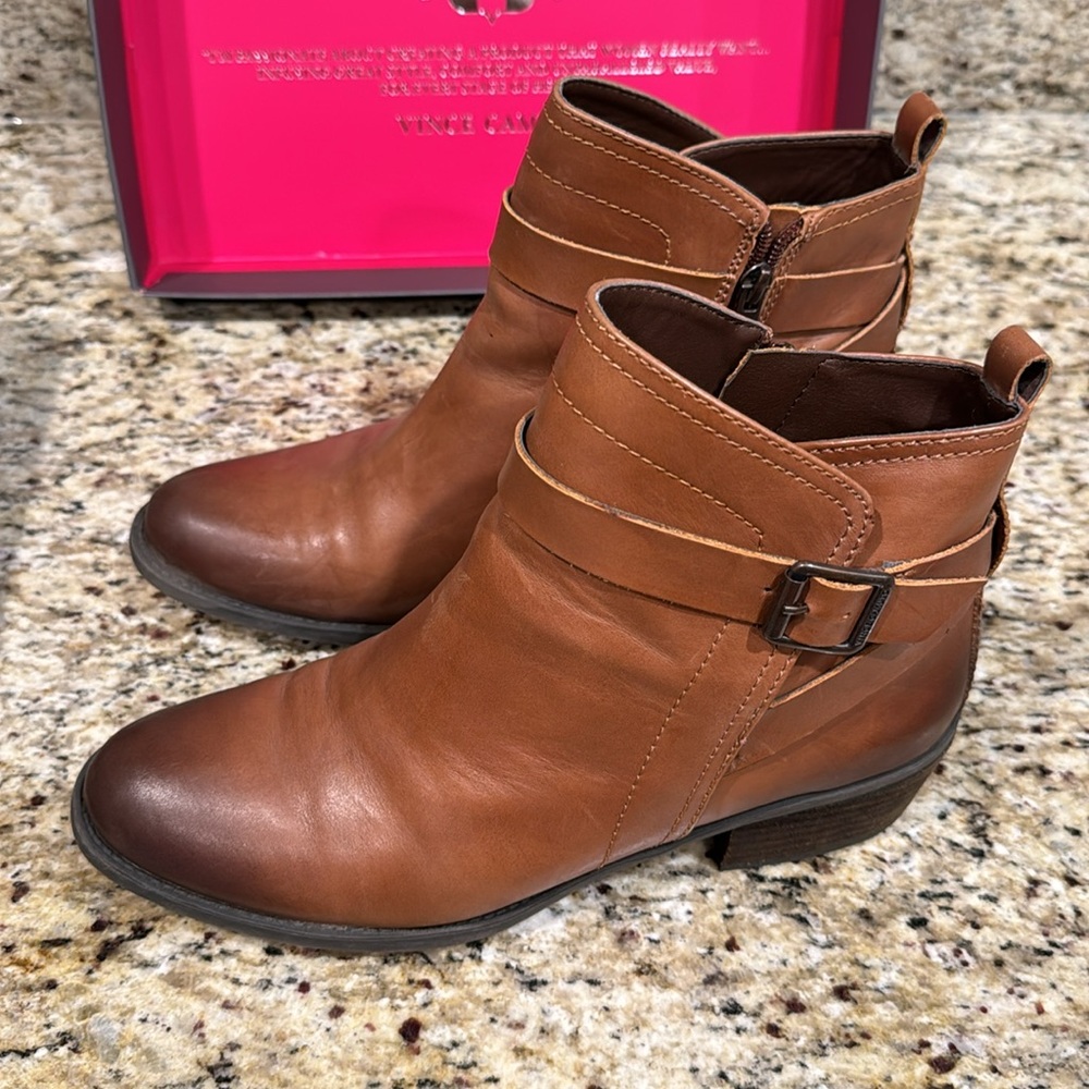 Vince Camuto Toasted Beamer Booties